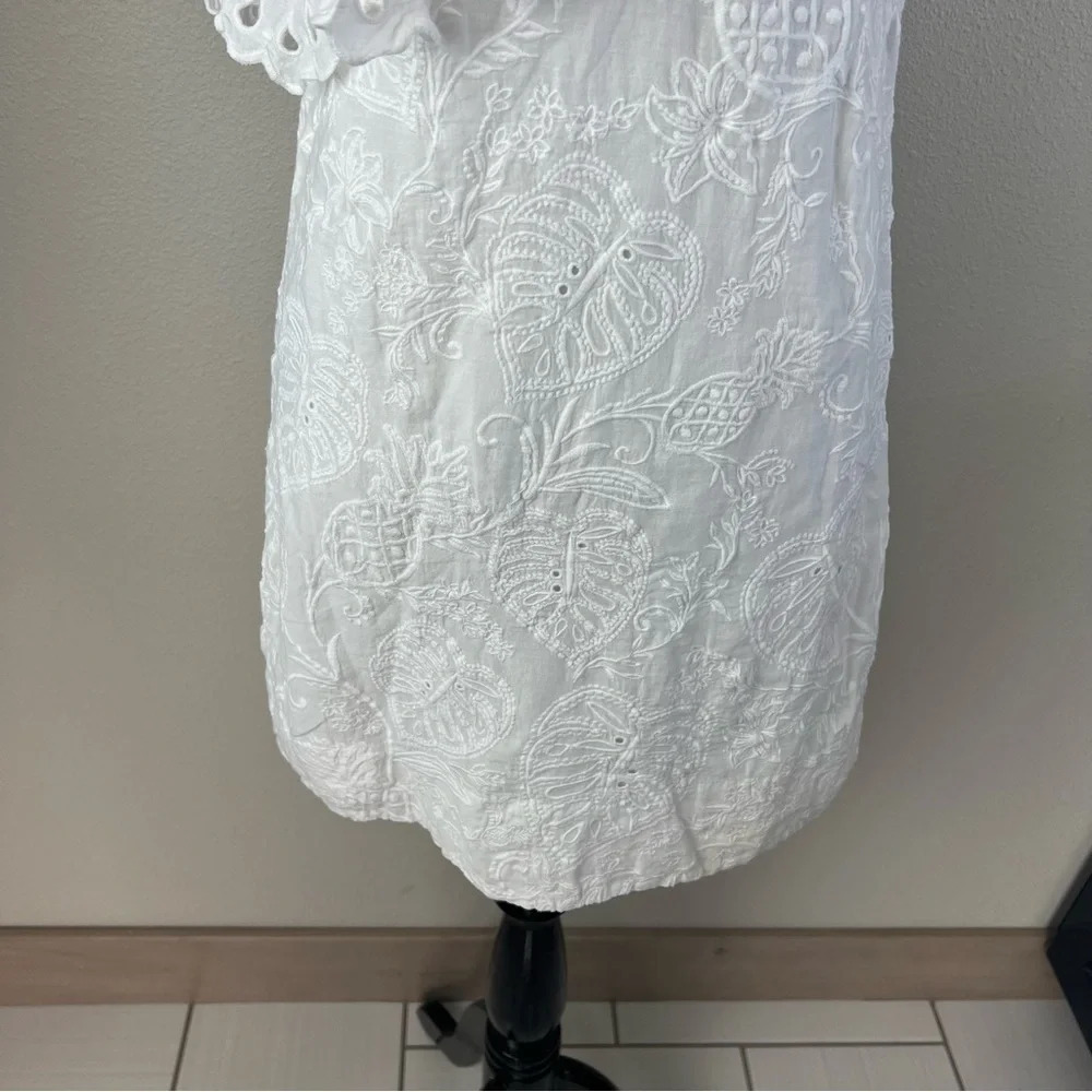 FARM Rio White One-Shoulder Mini Dress - Picture 5 of 10